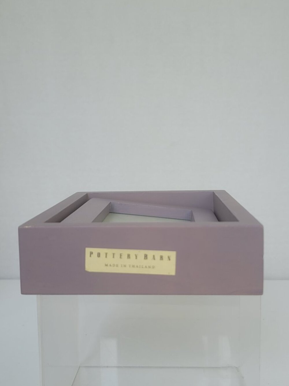 Pottery Barn Lavender Wood Flip Swivel Double Sided Picture Frame 3.5" x 5" - Picture 6 of 10